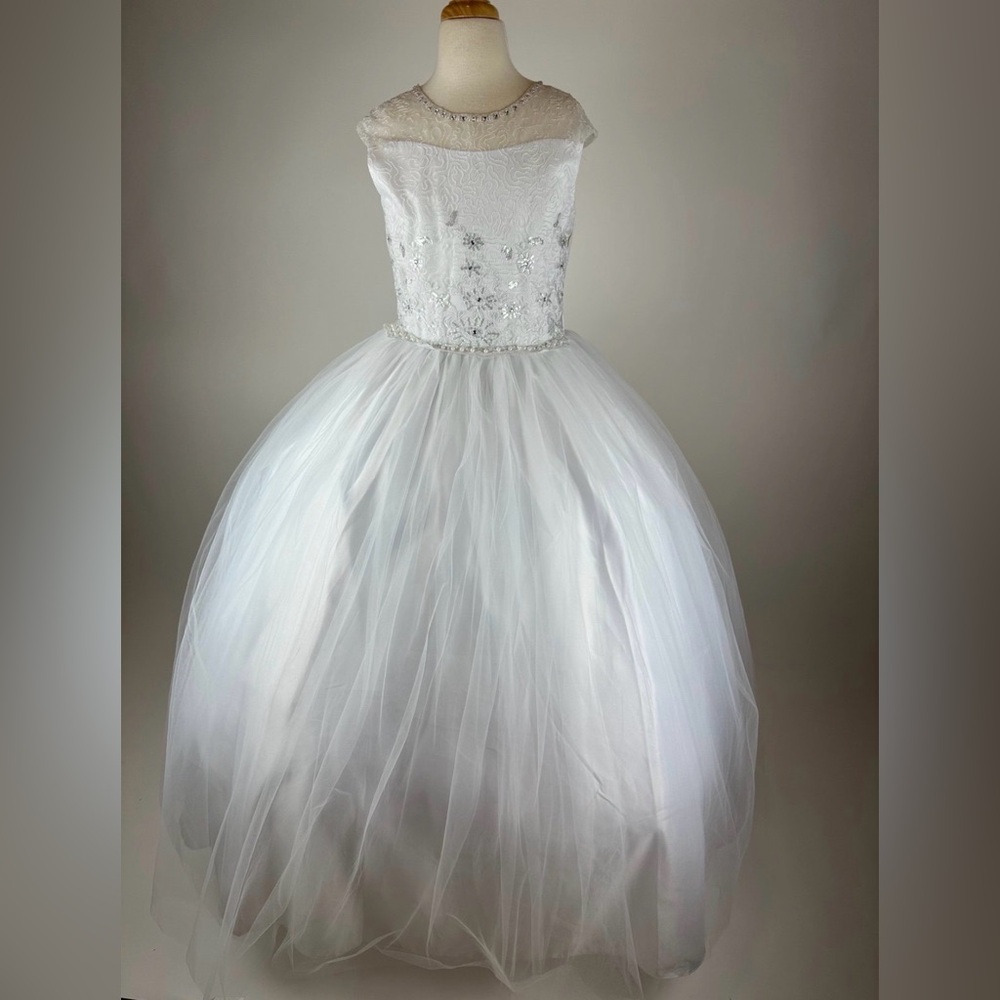 White First Communion dress Size 16